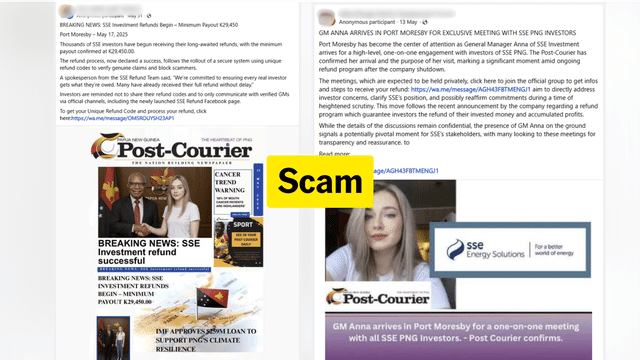 Fake PNG newspapers used to promote investor refund scam