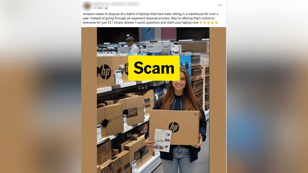 Overseas scammers target Australians with unbelievably cheap laptop deals