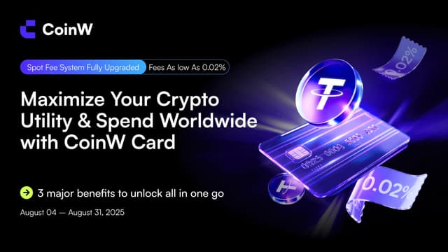 CoinW Unveils Upgraded Fee Structure and Reward Ecosystem to Boost Crypto Utility and Earnings