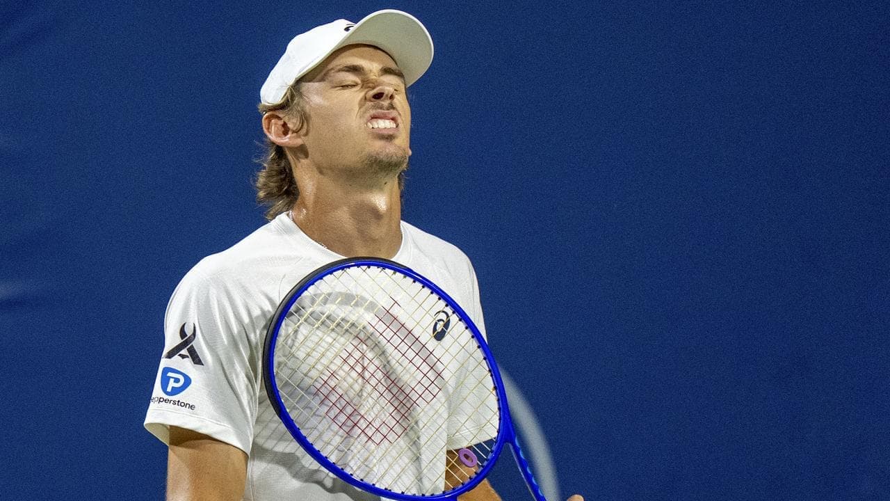 Quarter-final proves a road too hard for de Minaur