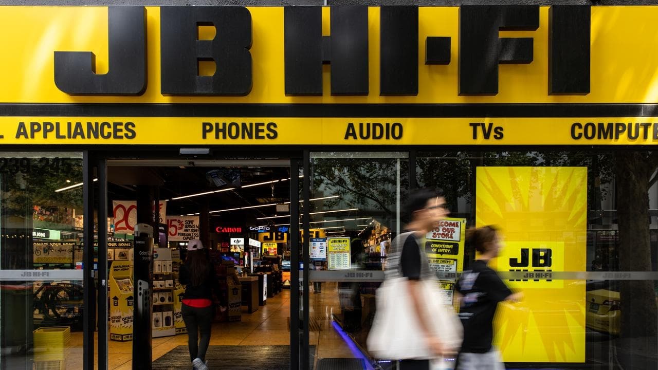 JB Hi-Fi boosts profits but shares slip on CEO exit