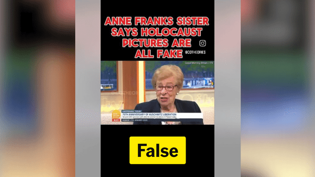 Auschwitz survivor's comments misrepresented as Holocaust denial