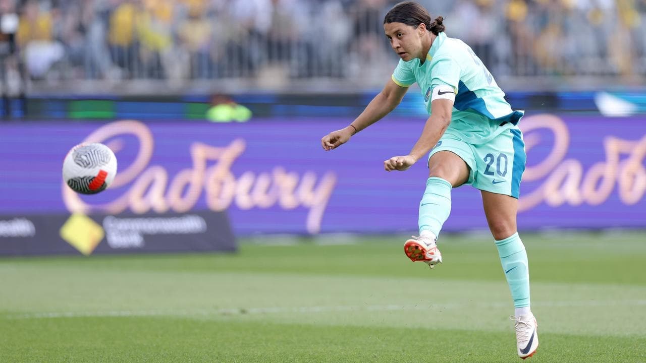 Sam Kerr sets big targets as injury return nears