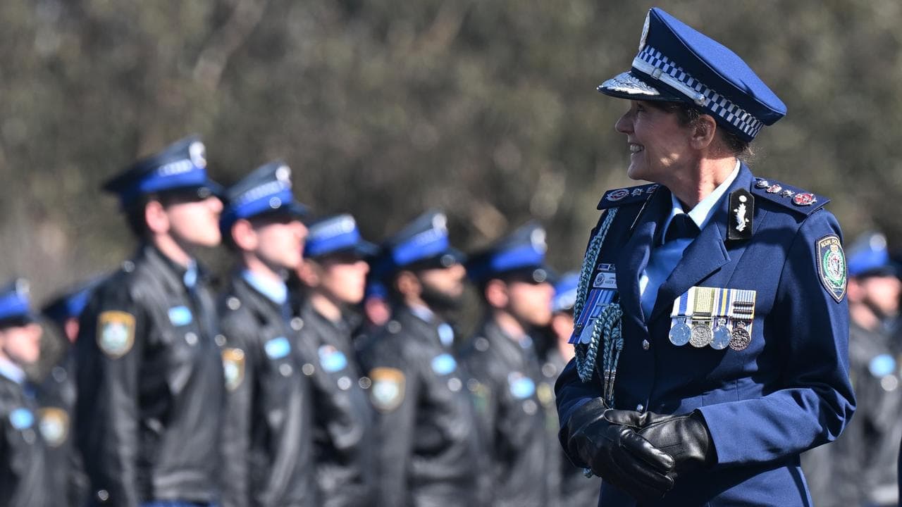 Successor search goes on as recruits farewell top cop