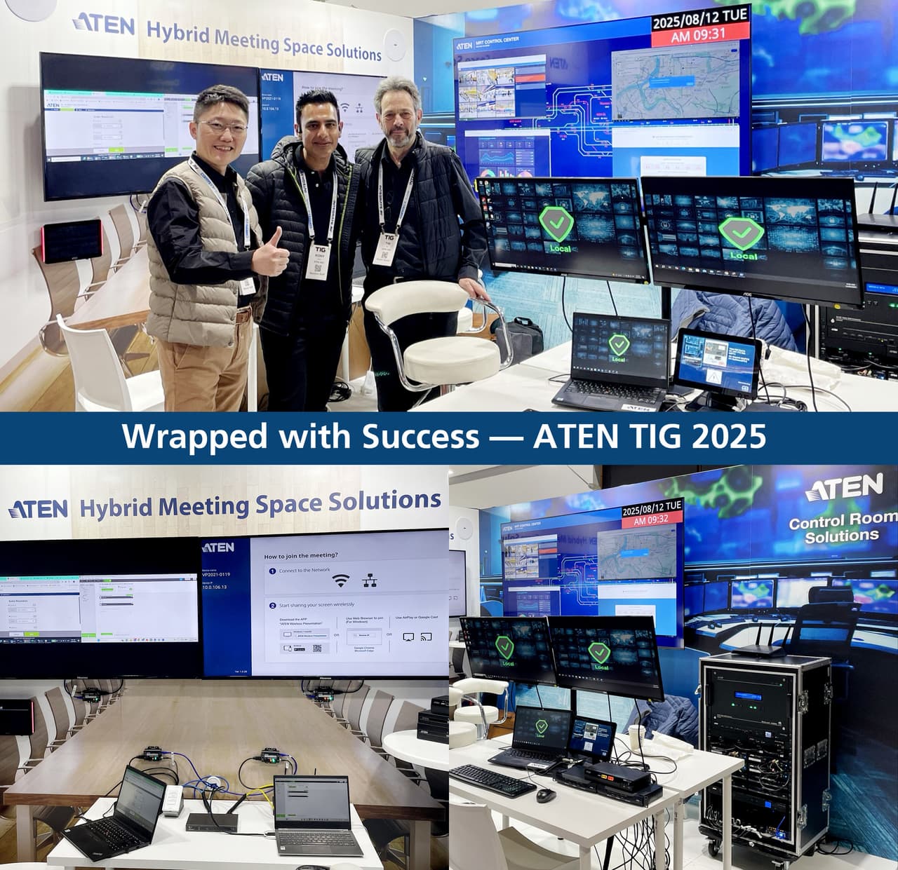 Commanding the Future: ATEN Unveils Next-Gen Visualized MRT Control Center at Tech in Gov 2025