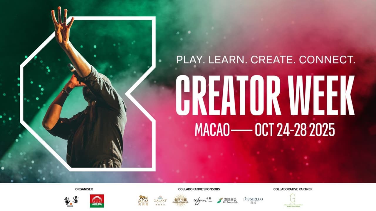 CreatorWeek 2025 to Launch in Macao, Merging Eastern and Western Cultures Through 5-Day Business, Content, and Community Celebration