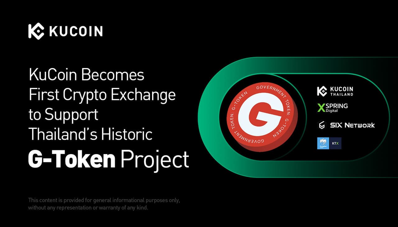KuCoin Becomes First Crypto Exchange to Support Thailand's Historic G-Token Project