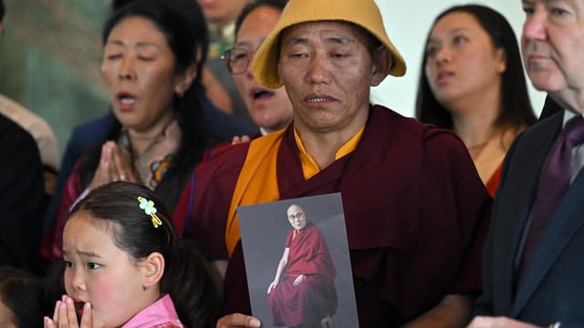 Tibetans protest Chinese repression in Australia