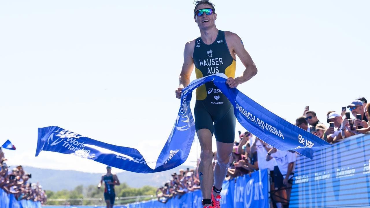 Hauser heads home as triathlon world title favourite