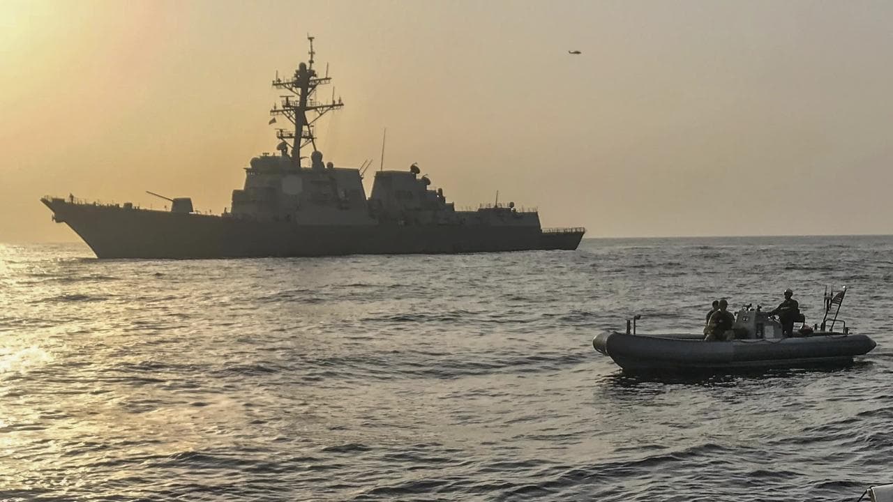 Venezuelan jets fly near US warship as cartel boat shot
