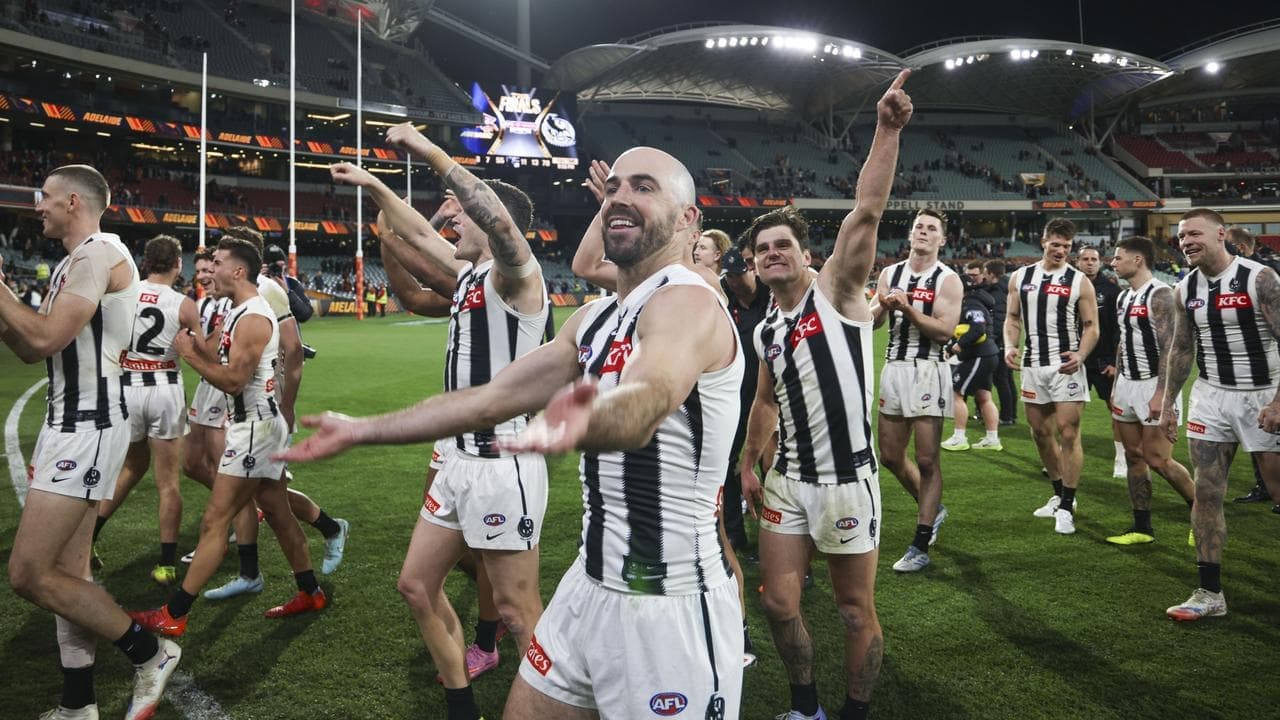 'Bloody brilliant': Magpie Dad's Army relish finals win