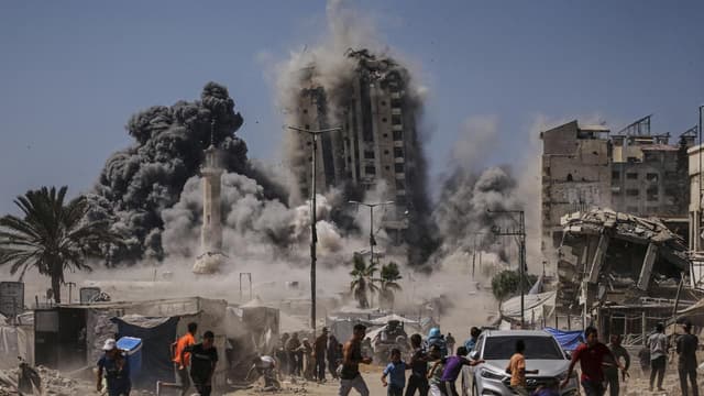 Hamas releases hostage video, Israel bombs high-rise