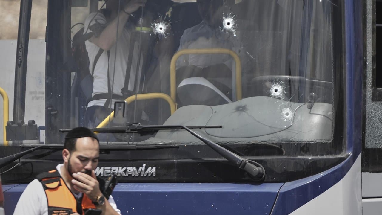 Shooting attack at Jerusalem bus stop kills six