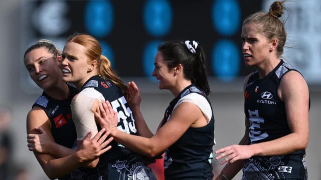 Blues cruise continues in AFLW rout of Gold Coast Suns