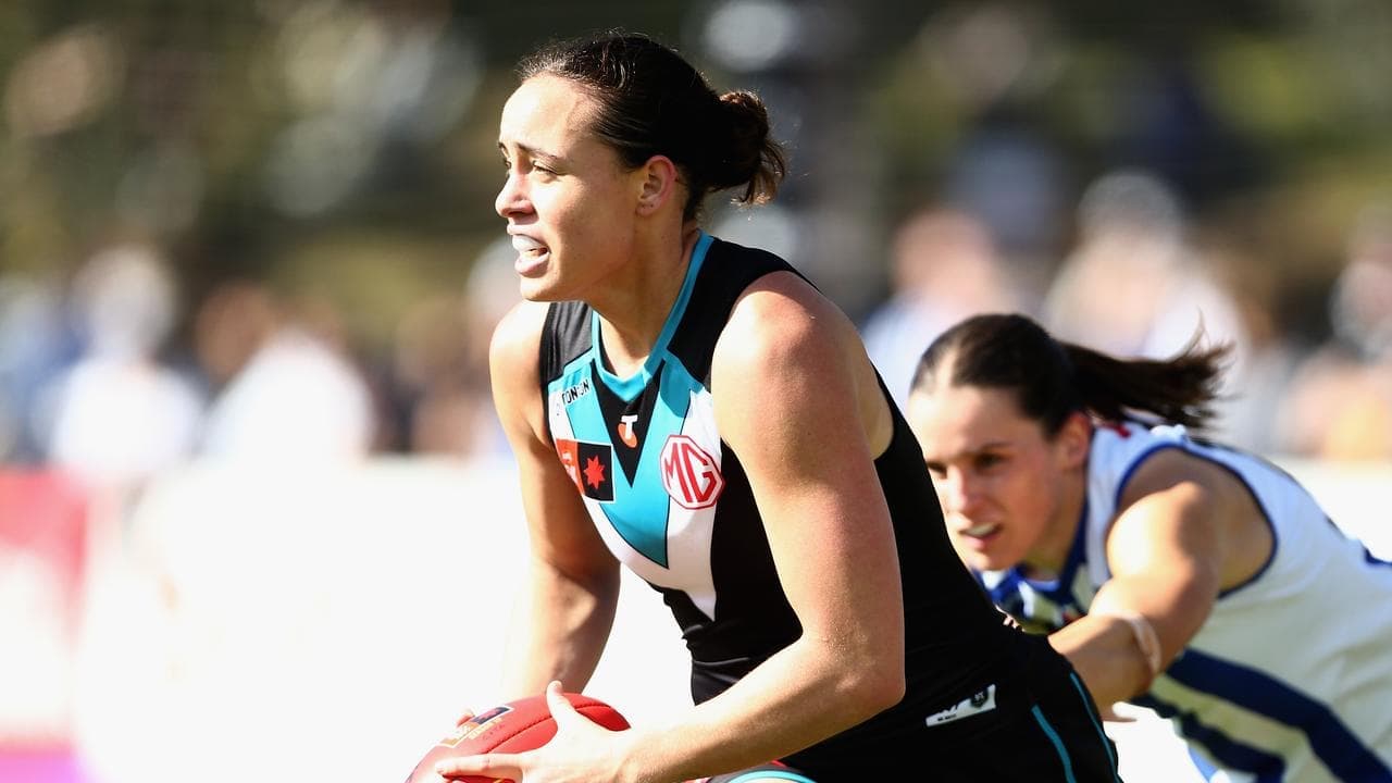 Port hold on to beat Demons in powerful AFLW boilover