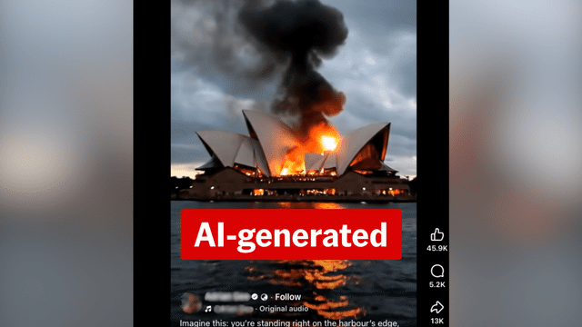 World-famous Australian landmark safe despite AI fire hoax