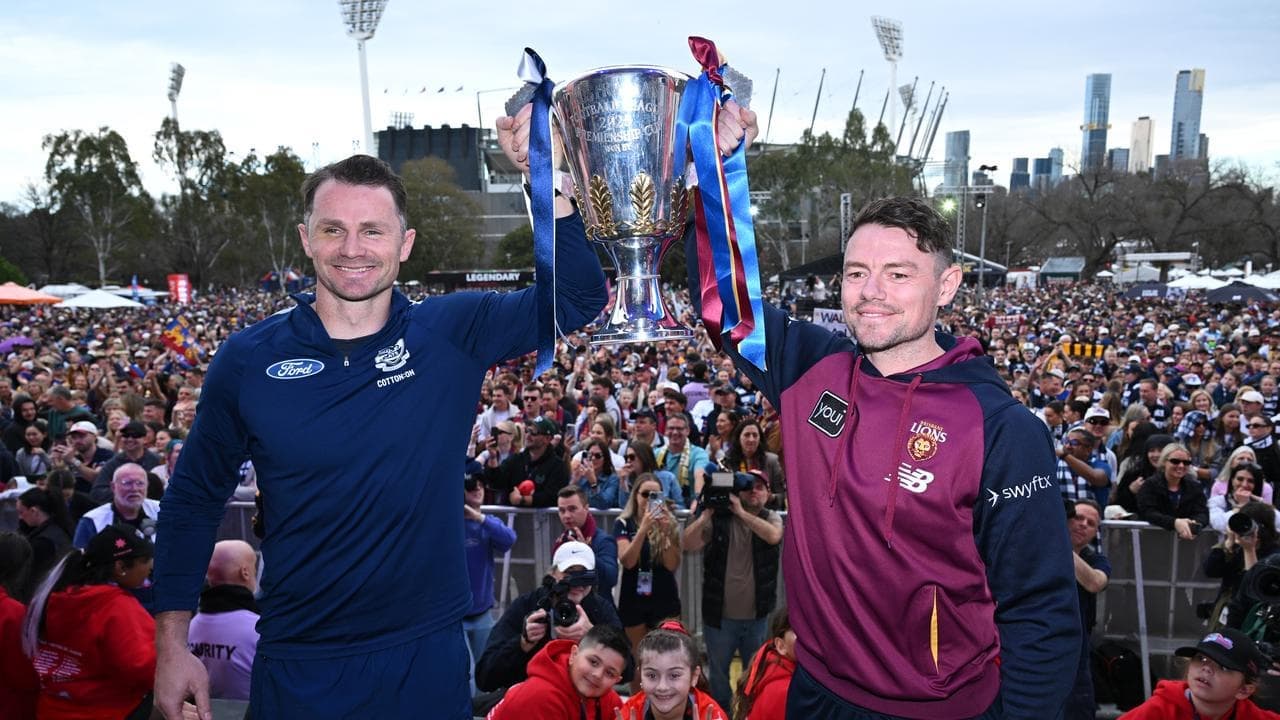 Feline good: Lions and Cats fans turn out to AFL parade