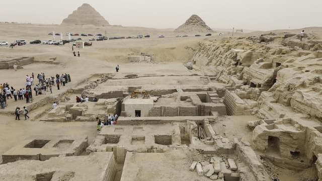 Pharaonic art vanishes from Egypt's Saqqara necropolis