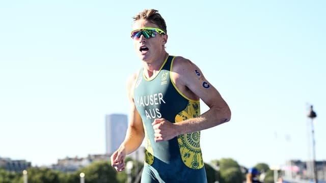 Aussie Hauser happy for pressure as top-dog triathlete