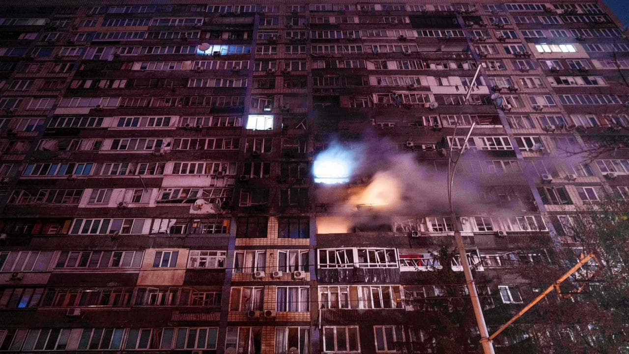 Russia strikes Kyiv apartments, energy sites