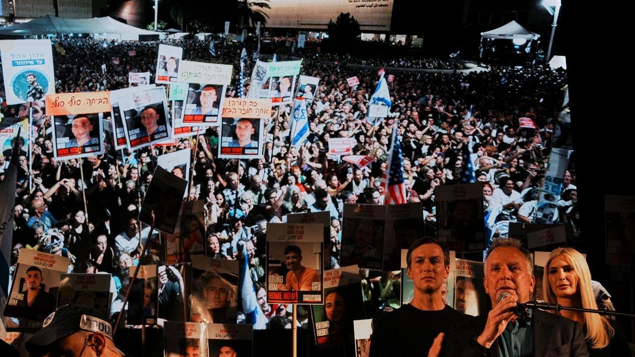 US envoy Witkoff talks at Israel hostage families rally