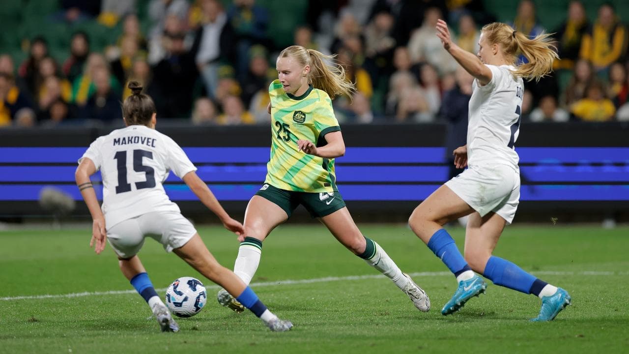 Young Matilda on the podium at Asian football awards