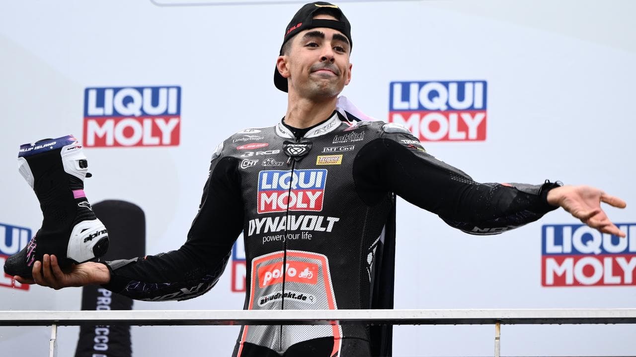 Aussie rider pulls off stunning Moto2 win at Island