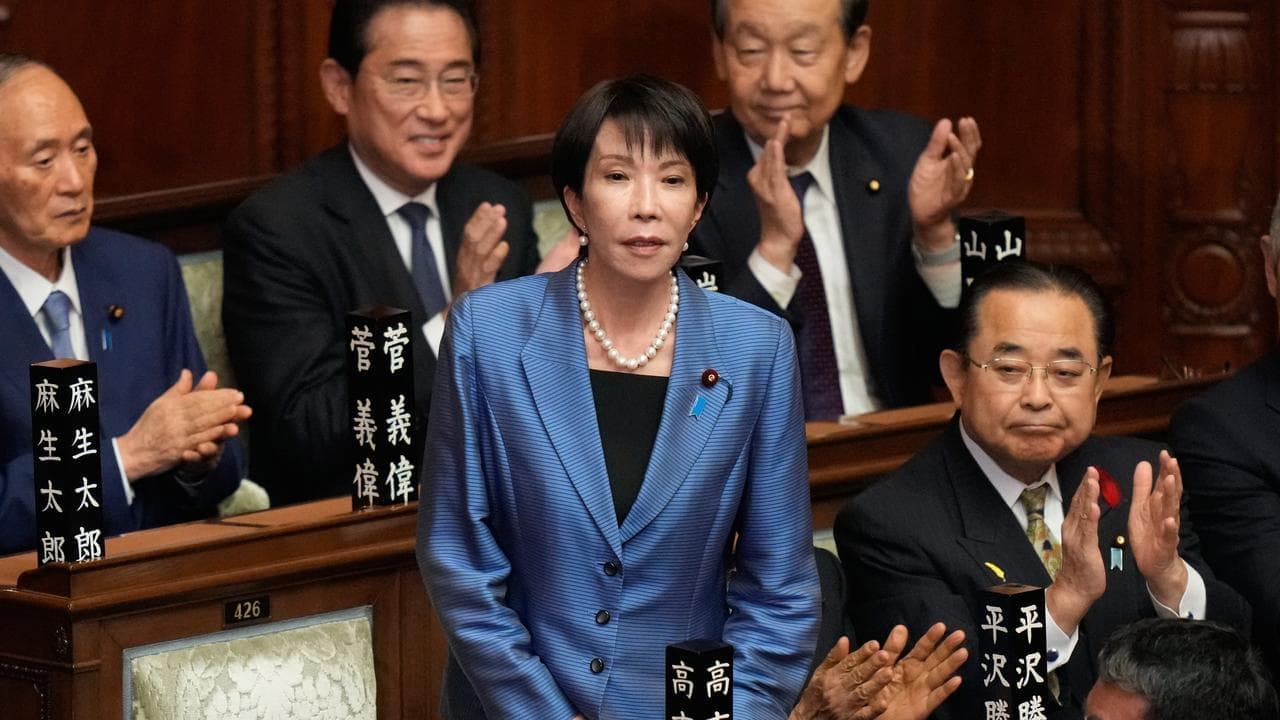 Japan's parliament elects first female prime minister