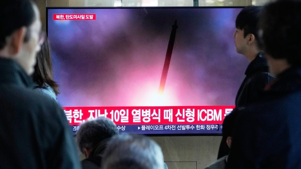 N Korea fires missiles before leaders meet in S Korea