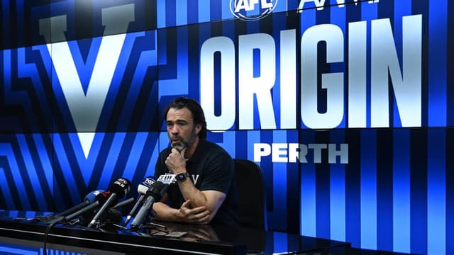 Injuries will happen in AFL Origin, warns coach Scott