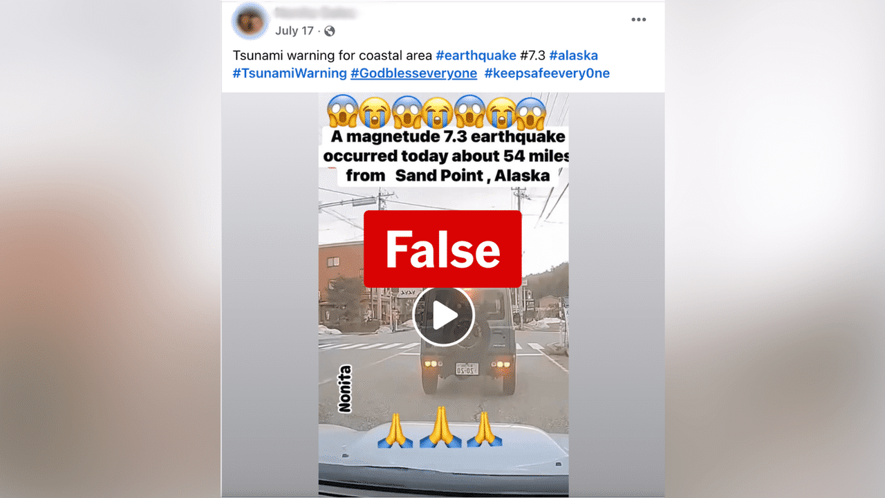 Old disaster videos falsely shared as 'breaking' US earthquake footage