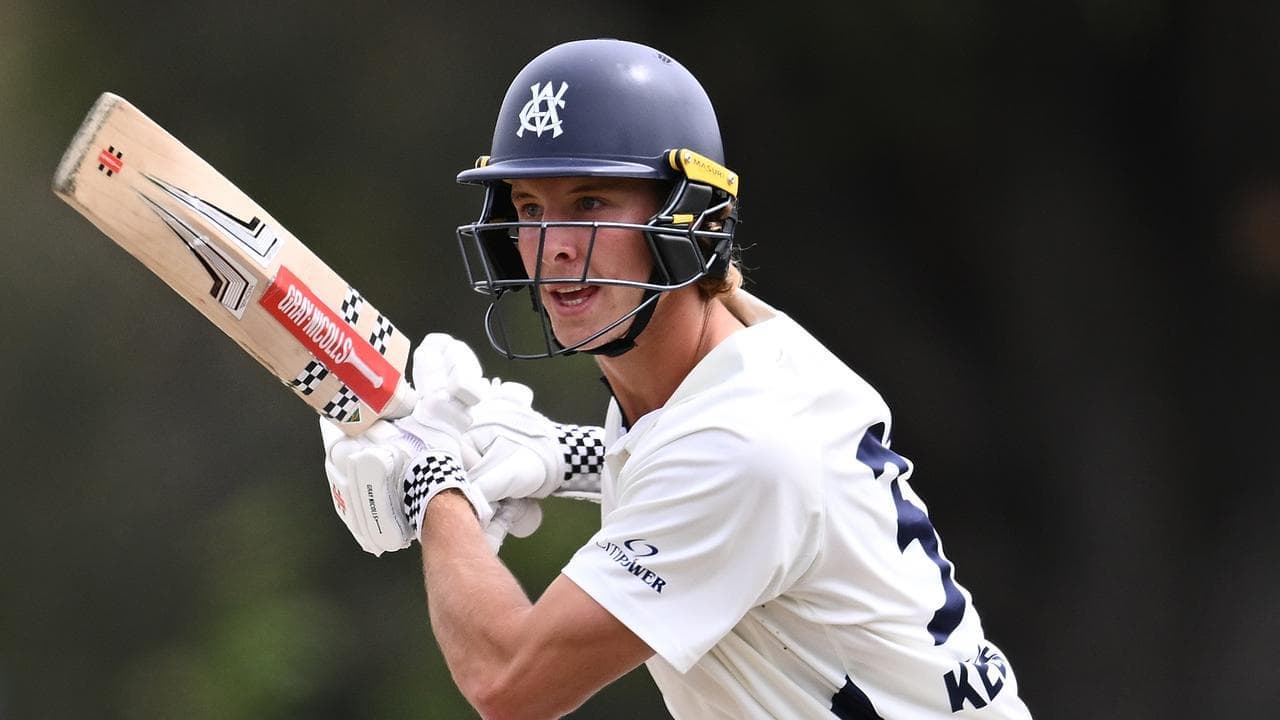 Young gun batting Victoria towards Shield win