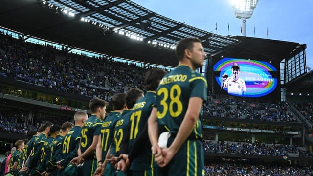 Silence falls on stadium as thousands mourn teen's life