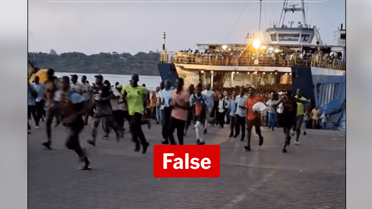 Kenyan commuters misrepresented as migrants entering Europe