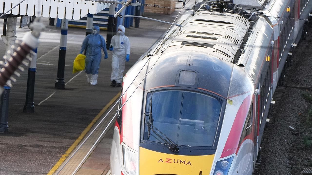 UK police charge man over stabbing rampage on train