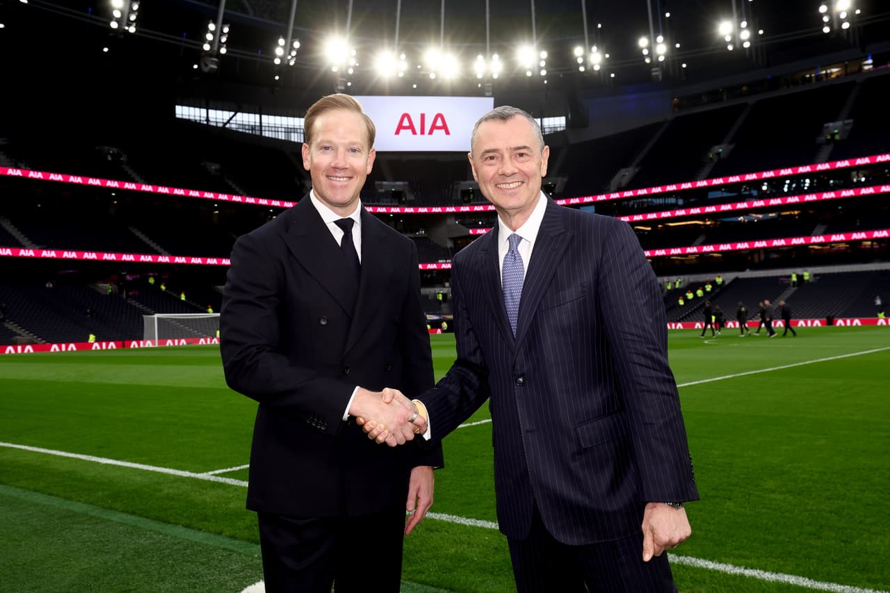 AIA AND TOTTENHAM HOTSPUR FOOTBALL CLUB EXTEND PARTNERSHIP THROUGH TO 2032