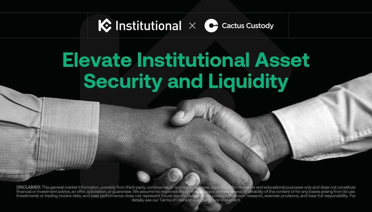 KuCoin Institutional and Cactus Custody Forge Strategic Partnership to Enhance Institutional Digital Asset Security and Market Access