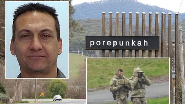 Gun 'testing' in hunt for accused cop killer fugitive