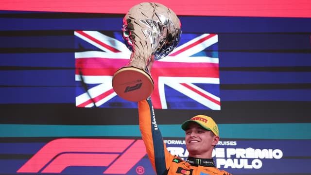 Penalty seals Oscar's grim GP as Norris flies in Brazil