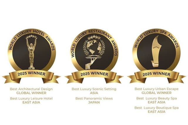 BELLUSTAR TOKYO, A Pan Pacific Hotel: Winner of multiple awards in the hotel, restaurant and spa categories at the World Luxury Awards 2025