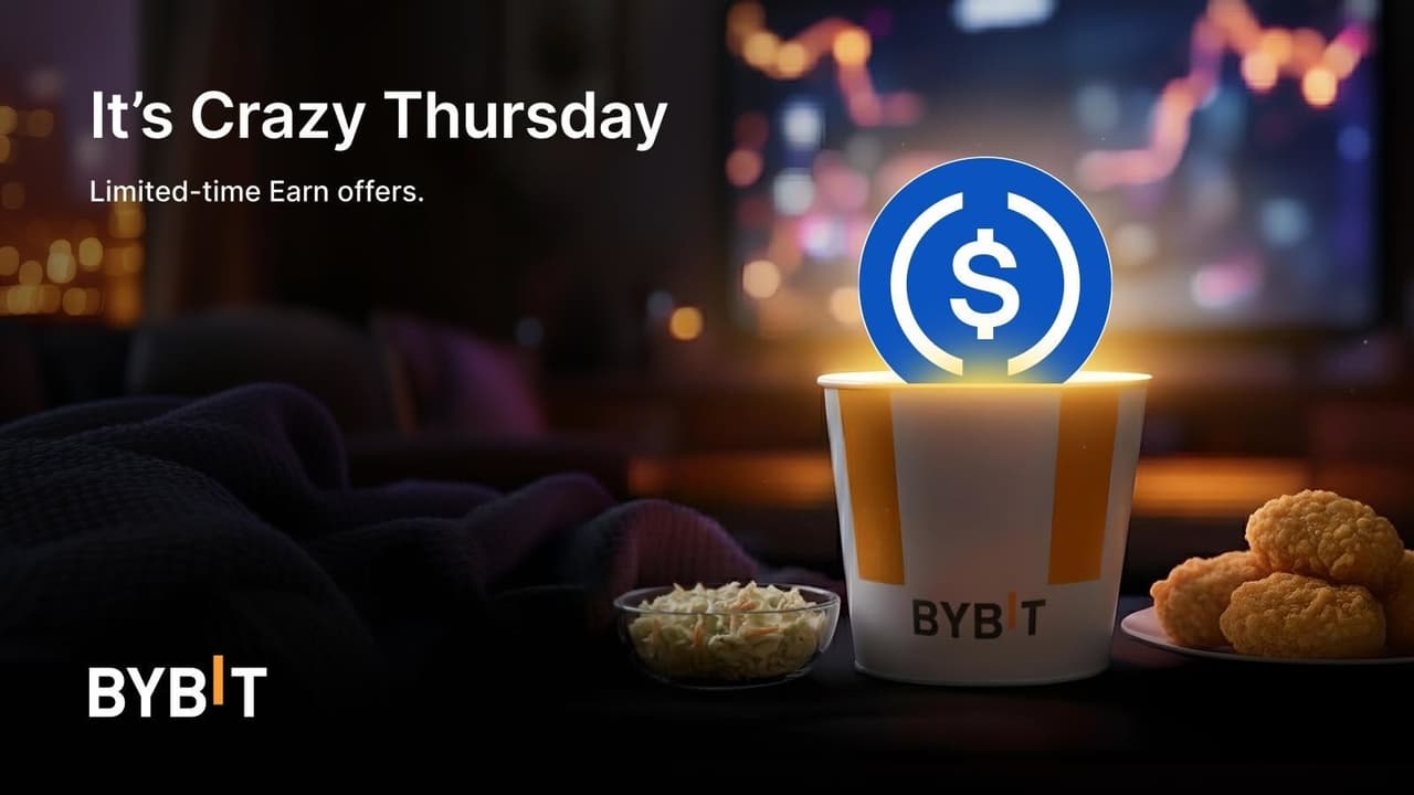 Bybit Launches "Crazy Thursday" with 200% APR USDC Rewards