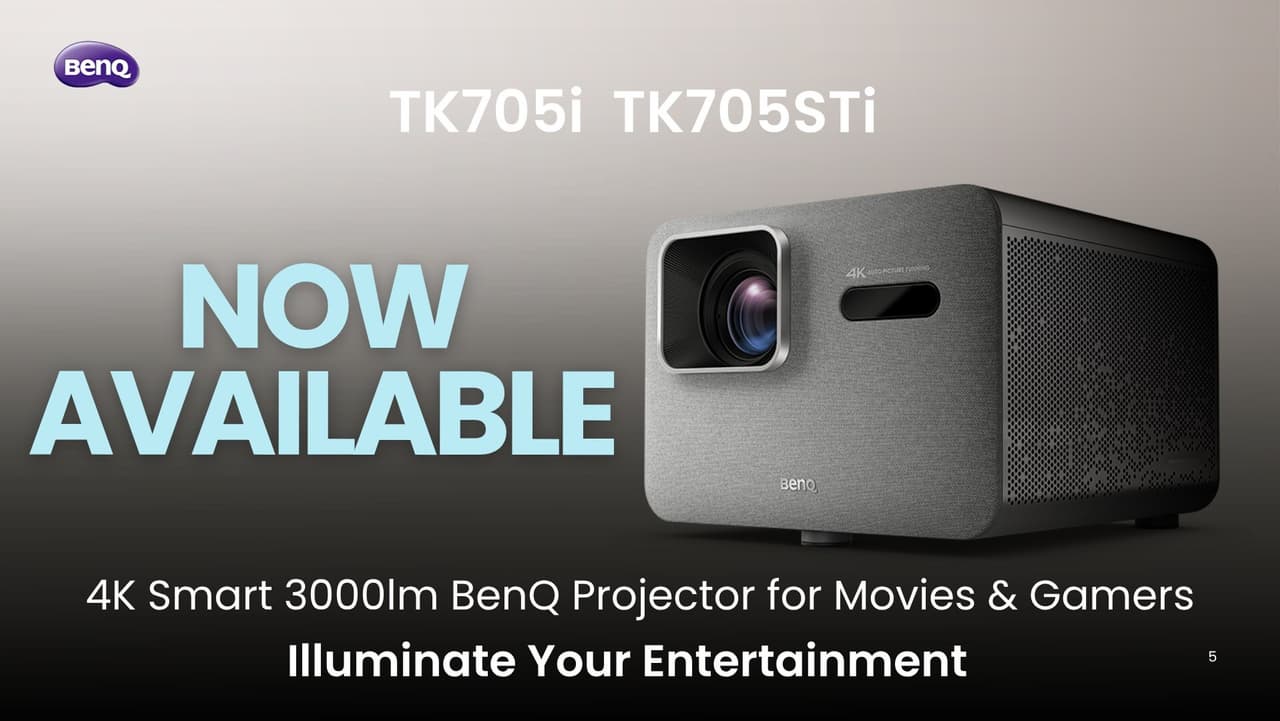 BenQ All-in-Wonder Projector Lights Up Living Rooms in 4K