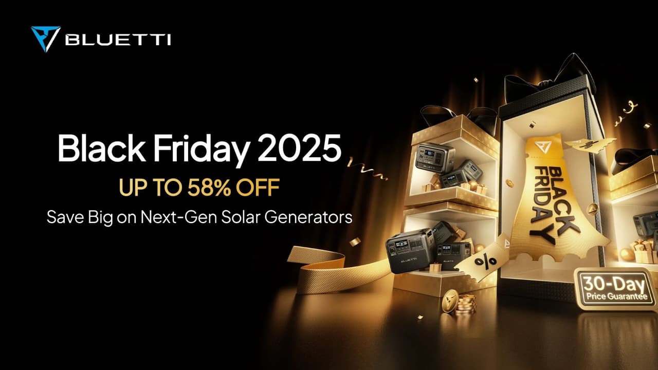 BLUETTI Launches New Products and Massive Black Friday Power Station Deals