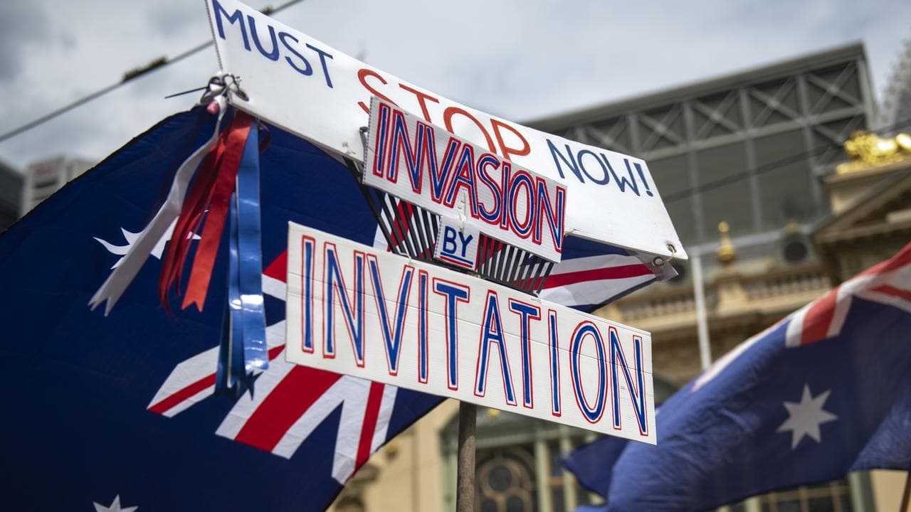 'Go home': neo-Nazi's visa torn up after shock protest