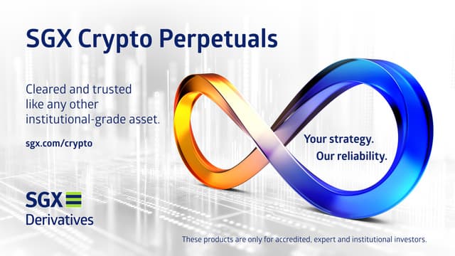 SGX Derivatives breaks new ground with institutional-grade crypto perpetual futures