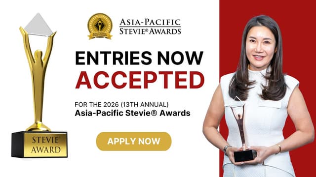 Call for Entries Issued for 13th Annual Asia-Pacific Stevie® Awards