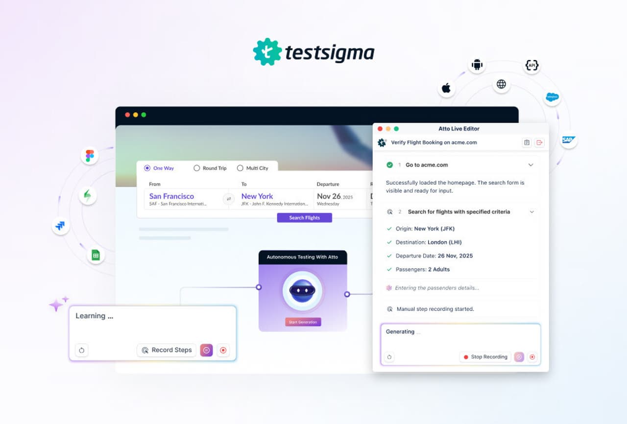 Testsigma Releases Atto 2.0, Advancing Autonomous Testing for Modern Software Teams