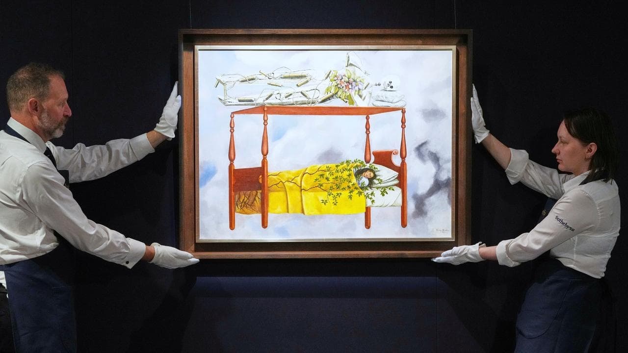 Kahlo portrait sells for $55m to shatter auction record