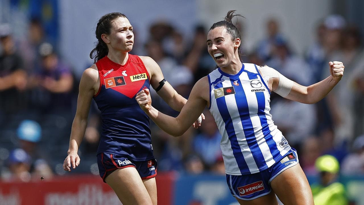 North survive Dees thriller to reach AFLW grand final
