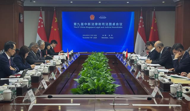 Supreme Court of Singapore and Supreme People's Court of China Strengthen Bilateral Ties at Ninth Singapore-China Legal and Judicial Roundtable